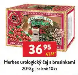 Qanto Herbex urologický čaj s brusinkami nabídka