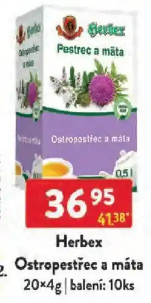 Qanto Herbex Ostropestřec a máta nabídka