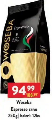 Qanto Woseba Espresso zrno nabídka