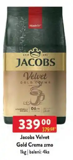 Qanto Jacobs Velvet Gold Crema zrno nabídka
