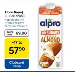Tesco Alpro nápoj nabídka