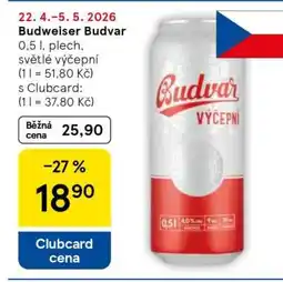 Tesco Budweiser Budvar nabídka