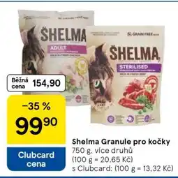 Tesco Shelma granule pro kočky nabídka