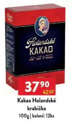 Qanto Kakao Holandské krabička nabídka