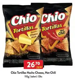 Qanto Chio Tortillas Nacho Cheese, Hot Chili nabídka