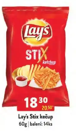 Qanto Lay's Stix kečup nabídka