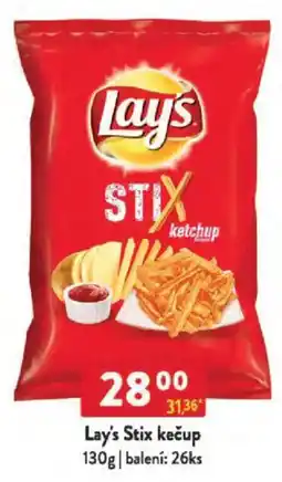 Qanto Lay's Stix kečup nabídka
