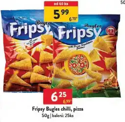 Qanto Fripsy Bugles chilli, pizza nabídka