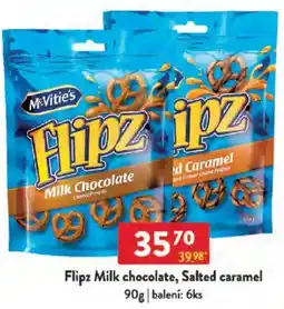 Qanto Flipz Milk chocolate, Salted caramel nabídka