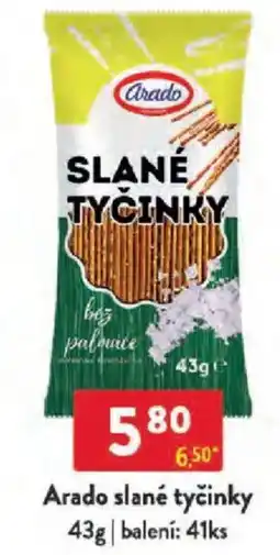 Qanto Arado slané tyčinky nabídka