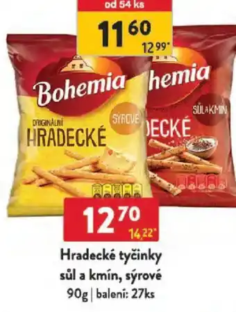 Qanto Hradecké tyčinky sůl a kmín, sýrové nabídka