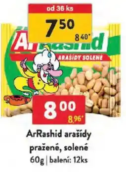 Qanto ArRashid arašídy pražené, solené nabídka