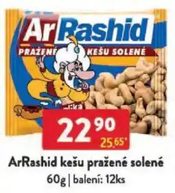 Qanto ArRashid kešu pražené solené nabídka