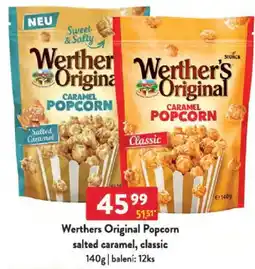 Qanto Werthers Original Popcorn salted caramel, classic nabídka