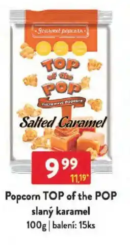 Qanto Popcorn TOP of the POP slaný karamel nabídka