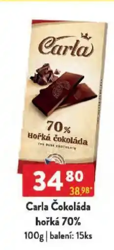 Qanto Carla Čokoláda hořká 70% nabídka