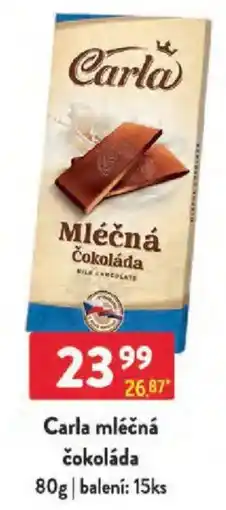 Qanto Carla mléčná čokoláda nabídka