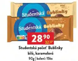 Qanto Studentská pečeť' Bublinky bílé, karamelová nabídka