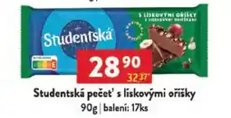 Qanto Studentská pečeť's lískovými oříšky nabídka