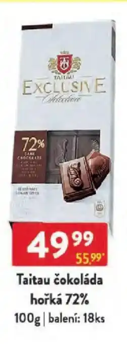 Qanto Taitau čokoláda hořká 72% nabídka