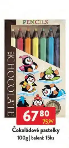 Qanto Čokoládové pastelky nabídka