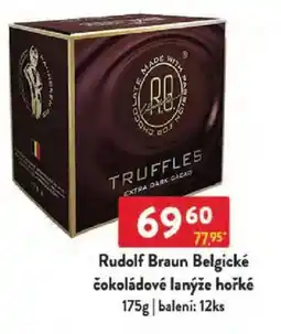 Qanto Rudolf Braun Belgické čokoládové lanýže hořké nabídka