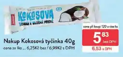 Qanto Nakup Kokosová tyčinka nabídka
