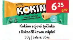 Qanto Kokino sojová tyčinka s lískooříškovou náplní nabídka