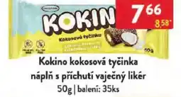 Qanto Kokino kokosová tyčinka náplň s příchutí vaječný likér nabídka
