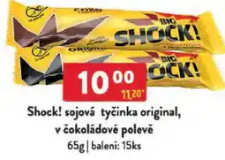 Qanto Shock! sojová tyčinka original, v čokoládové polevě nabídka