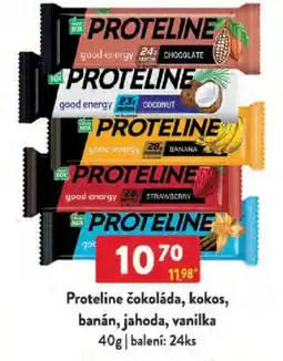 Qanto Proteline čokoláda, kokos, banán, jahoda, vanilka nabídka