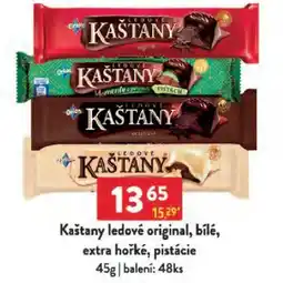 Qanto Kaštany ledové original, bílé, extra hořké, pistácie nabídka
