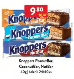 Qanto Knoppers Peanut Bar, CoconutBar, NutBar nabídka