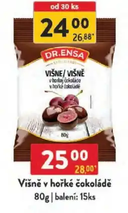 Qanto DR.ENSA Višně v hořké čokoládě nabídka