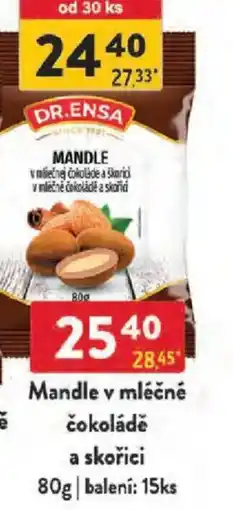 Qanto DR.ENSA Mandle v mléčné a skořici nabídka