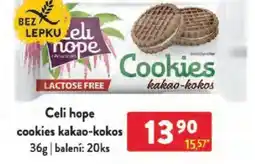 Qanto Celi hope Cookies kakao-kokos nabídka