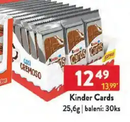 Qanto Kinder Cards nabídka