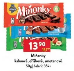 Qanto Miñonky kakaové, oříškové, smetanové nabídka