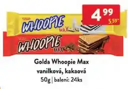 Qanto Golda Whoopie Max vanilková, kakaová nabídka