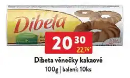 Qanto Dibeta věnečky kakaové nabídka