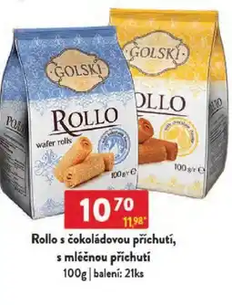 Qanto Rollo s čokoládovou příchutí, s mléčnou příchutí nabídka