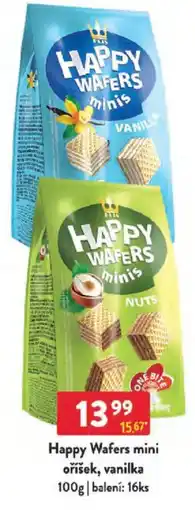 Qanto Happy Wafers mini oříšek, vanilka nabídka
