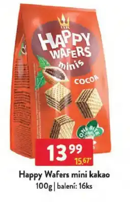 Qanto Happy Wafers mini kakao nabídka