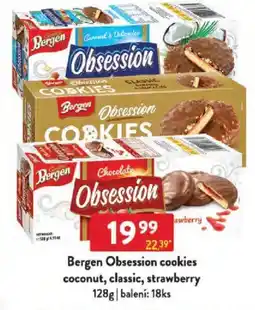 Qanto Bergen Obsession cookies coconut, classic, strawberry nabídka