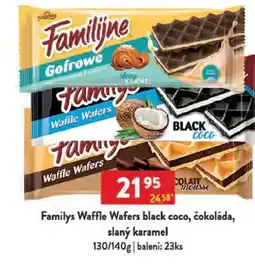 Qanto Familys Waffle Wafers black coco, čokoláda, slaný karamel nabídka