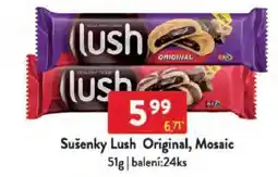 Qanto Sušenky Lush Original, Mosaic nabídka