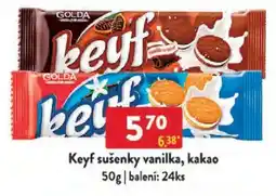 Qanto Keyf sušenky vanilka, kakao nabídka