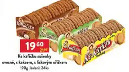 Qanto Ke kafičku sušenky ovesné, s kakaem, s lískovým oříškem nabídka