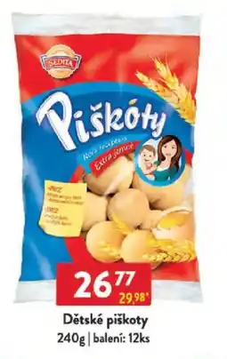 Qanto Dětské piškoty nabídka