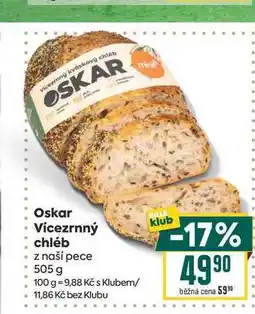 Billa Oskar Vícezrnný chléb z naší pece nabídka